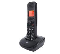Téléphone sans fil avec identifiant de l’appelant, blocage des appels, haut-parleur du combiné, rétroéclairage orange, gros boutons, prise