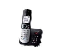 Panasonic KX-TG6821 Téléphone DECT Identification de l'appelant Noir, Argent
