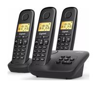 Gigaset Téléphone sans fil DECT BASIC100A TRIO Noir