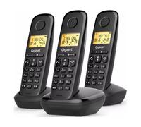 Gigaset Téléphone sans fil BASIC100 TRIO Noir