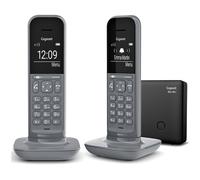 Gigaset CL390A Duo Téléphone analog/dect Identification de l'appelant Gris
