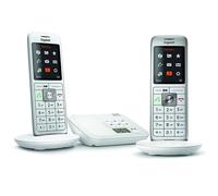 Gigaset CL660A Duo - Téléphone fixe sans fil - Répondeur - 2 combinés - Blanc [Version Française]