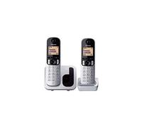 TELÃ‰FONO INALÃMBRICO DECT PANASONIC KX-TGC212PL - PACK DÃšO - IDENTIFICACIÃ“N LLAMADAS - AGENDA COMPARTIDA - PANTALLA 4.1CM