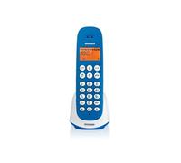 Téléphone sans fil DECT Adara avec identification de l'appelant Bleu Blanc