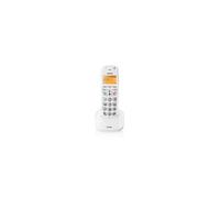 Téléphone sans fil DECT Bravo Bright avec identification de l'appelant Blanc