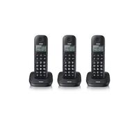 Téléphone sans fil DECT GAP TRIO Noir standard