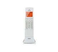 Téléphone sans fil DECT Lemure avec identification de l'appelant Blanc