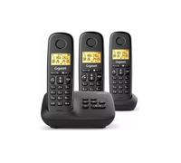 Gigaset Téléphone sans fil DECT BASIC100A TRIO Noir