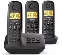 Gigaset Téléphone sans fil DECT BASIC100A TRIO Noir