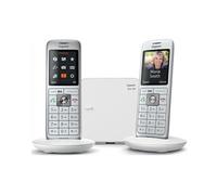 Téléphone sans fil duo dect blanc avec répondeur gigacl660aduoblanc