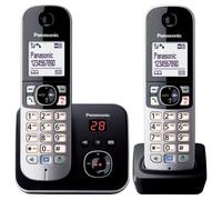 Téléphone sans fil duo PANASONIC KXTG6822 avec réduction de bruit et blocage sélectif