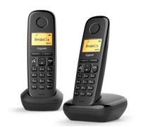 Gigaset A270 Duo - Téléphone sans fil avec ID d'appelant - DECTGAP - noir + combiné supplémentaire