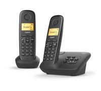 Téléphone Fixe GIGASET A 170 A Duo Noir - Répondeur - Écran rétroéclairé - Répertoire 50 contacts