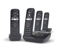 Téléphone sans fil Gigaset AS690A Quattro Noir Noir G