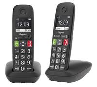 Gigaset E290 Duo Pack de téléphones sans fil DECT Noir
