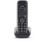 Gigaset Téléphone sans fil E720 – Larges touches, grand écran couleur, anti-appels indésirables – Noir