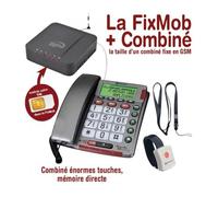 Téléphone sans fil - MOBIHO ESSENTIEL - Fixmob 4G - SOS - Audio Boost (+40db) - Sonnerie forte