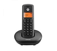Motorola Voice - Téléphone numérique sans Fil E201, Interception d'appels, accès à Distance, Touche Ne Pas déranger, Haut-Parleur Mains Libres, Noir