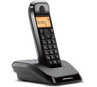 Téléphone sans fil MOTOROLA S1201 - Noir - ID d'appelant - Répertoire 50 noms - Mains libres