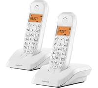 Motorola S12 Duo Téléphone DECT Identification de l'appelant Blanc