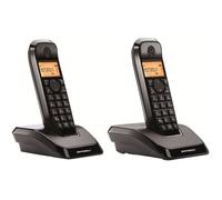 Motorola Voice - S1202 S12 Series Téléphone numérique sans Fil avec Blocage d'appel et Fonction Ne Pas déranger, Haut-Parleur Mains Libres, répertoire téléphonique jusqu'à 50 Noms et numéros
