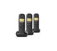 Gigaset Téléphone sans fil BASIC100 TRIO Noir