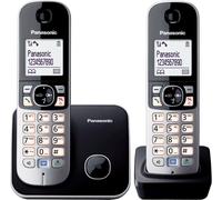 Téléphone sans fil Panasonic KX-TG6812JTB TWIN/DUO 120 Contacts Mains libres