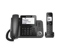 Téléphone sans fil Panasonic KX-TGF310EX - Noir - Ecran LCD - Mains libres - Répertoire 100 noms et numéros