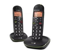 Téléphone sans fil PhoneEasy 100w Duo noir