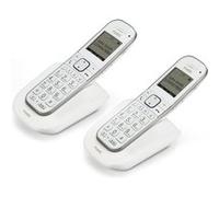 Téléphone sans fil sénior grandes touches, 2 combinés Fysic FX-9000 DUO Blanc Blanc G