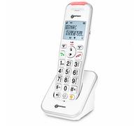 Geemarc Liberty 200 Solo - Téléphone sans Fil avec Base Ultra Compacte - Installez Votre Combiné où Vous Voulez