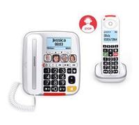 Téléphone sans fil Swissvoice Xtra 3355 Combo Blanc Blanc G