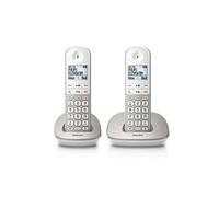 Philips DECT XL4902S/34 - Duo Téléphone sans Fil DECT - 16 Heures - Téléphone Senior avec 2 Combinés - Blanc