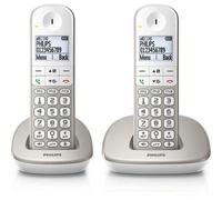 PHILIPS TELÉFONO INALÁMBRICO XL4902S/34/ PACK DUO/PLATA