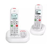 Alcatel Téléphones sans fil XL685 Voice Duo Pack de 2 Blanc
