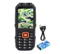 Téléphone senior 2G débloqué - Nosheir - K6000 - Boutons XL, 6800 mAh, lampe torche - usage senior/enfant - noir