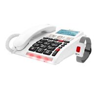 Téléphone senior - GEEMARC - CL9000 - Fonction SOS - Bracelet SOS - Écran clair 4G