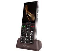 myPhone Bueno LTE Téléphone Portable sans contrat pour Personnes âgées avec Bouton SOS et Grandes Touches, écran Couleur 2,8", 4G, Longue autonomie en Veille (2000 mAh), Appareil Photo, Station de