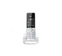 Gigaset Téléphone DECT SIECOMFORT501W – Identification de l'appelant – Argent/Blanc