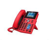 Téléphone SIP X5U PoE spécial rouge