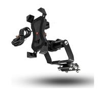 Téléphone Support Navigation GPS Pour CRF 1000L Pour Africa Twin Pour CRF1000L 2018-2019 Support Support Pare Brise Moto Téléphone Portable Support Plaque Navigation GPS Pare Brise(USB charging b)