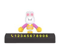 Téléphone temporaire, pour stationnement - de stationnement pour carte numérique sur le tableau de bord en forme d'animal, résistante aux températures élevées pour jour et nuit pour parc, route