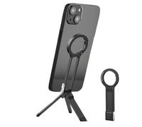 Téléphone Trépied Stand - 20,8 x 11,5 cm Trippieds Téléphoniques Pliants En Aluminium Magnétique Trépied De Positionnement Flexible, Support Électronique Pour Appeler Vlogging Voyage En