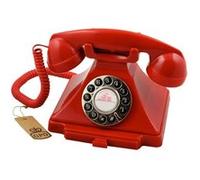 téléphone vintage Carrington rouge Rouge G
