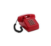 OPIS PushMeFon Cable : Téléphone rétro a touches avec sonnerie en métal