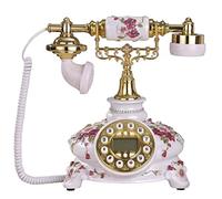 Téléphone Vintage, Téléphone rétro Pastoral coréen avec Ligne Fixe for la Maison