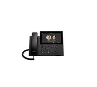 Auerswald Téléphone VoIP filaire COMfortel D-600 écran couleur noir mains libres port casque