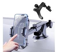 téléphone voiture pour téléphone portable tableau bord véhicule mains libres | voiture pour téléphone avec stabilisateur anti-vibration à forte aspiration