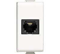 TELEPHONE WALL JACK RJ11 TERMINAL CONNECTOR, BTICINO MATIX AM5982