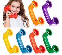 Téléphone Whisper 6 couleurs pour lire le sida, prononciation courante, jouets d'orthophonie pour améliorer la compréhension de la lecture et la prononciation chez les adultes et les enfants